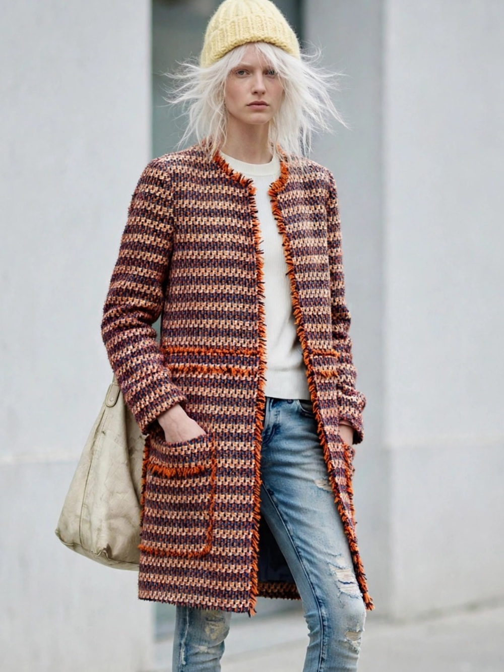 SET open cardigan/coat